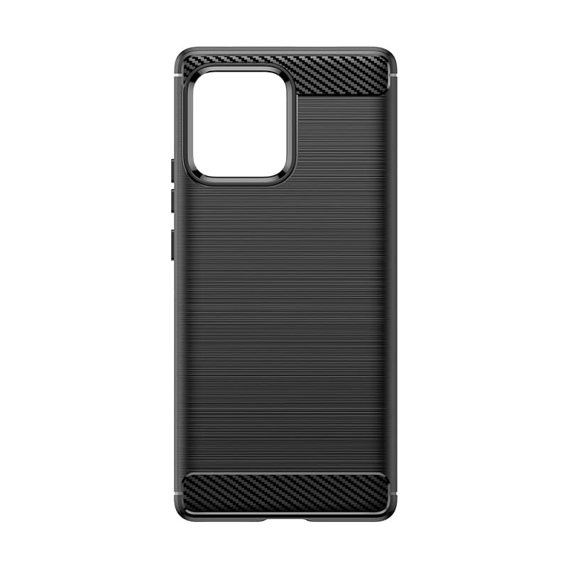 Carbon ovitek Hurtel za Motorola Edge 40 Pro - črn 4