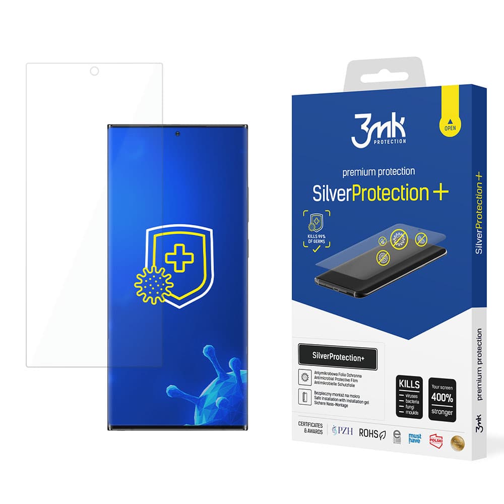 Zaščita zaslona 3mk SilverProtection+ za Samsung Galaxy S22 Ultra 5G
