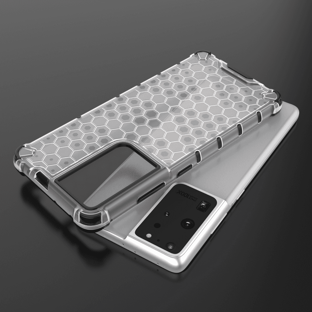 Hurtel Honeycomb ovitek za Samsung Galaxy S22 Ultra - modra 8