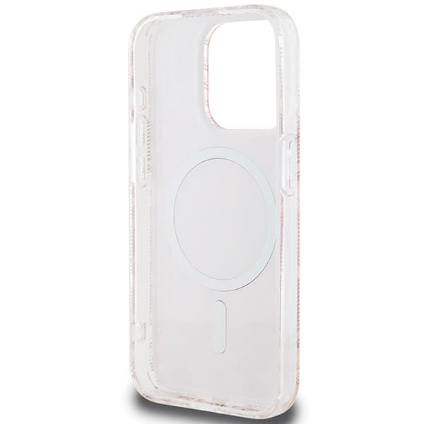 Guess IML GCube MagSafe etui za iPhone 15 Pro Max - roza 7