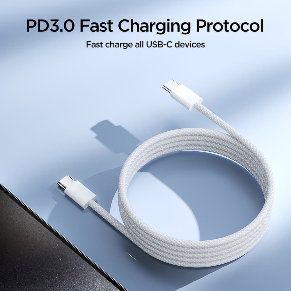 Joyroom Ben Series S-A45 USB-C/USB-C 60W kabel 1m - bela 4