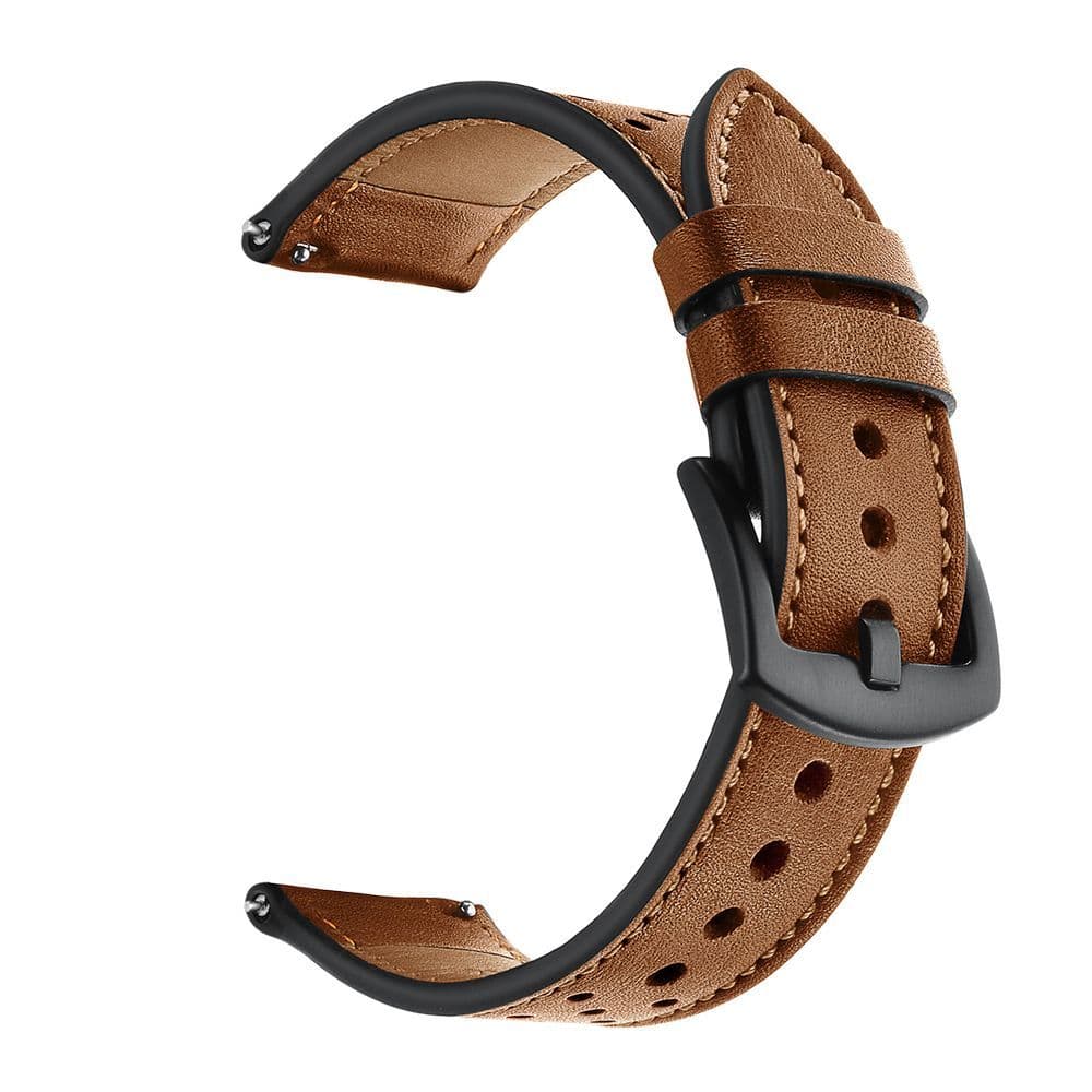 Usnjen pašček Tech-Protect za Samsung Galaxy Watch 4 / 5 / 6 / 7 - rjav 2