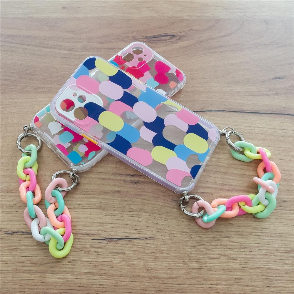 Ovitek Color Chain z verižico za iPhone 8 Plus / 7 Plus - pisan 8