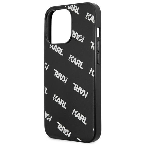 Karl Lagerfeld ovitek Allover za iPhone 13 Pro / 13 - črn 6