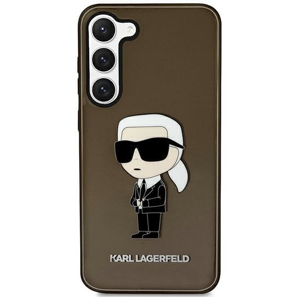 Karl Lagerfeld Ikonik ovitek za Samsung Galaxy S23, črna