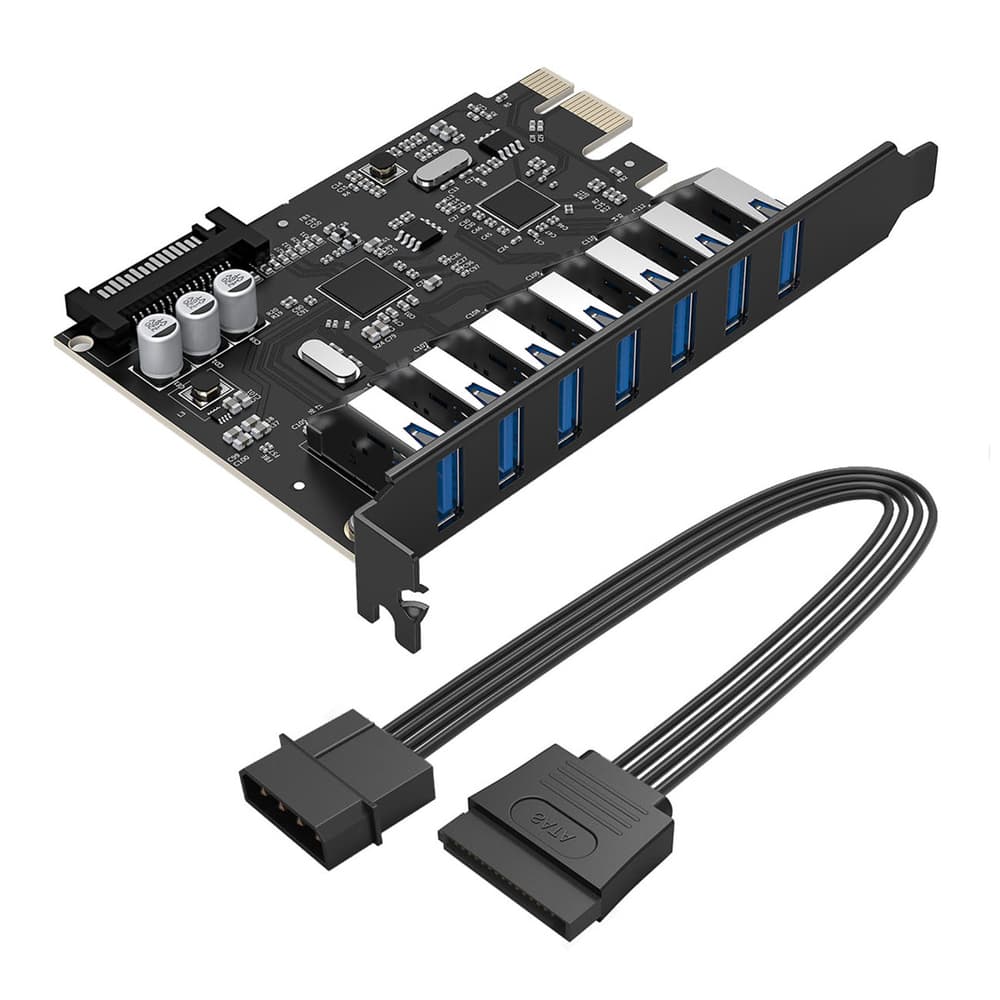 Orico PVU3 PCI-E razširitvena kartica z 7x USB 3.0 vhodi