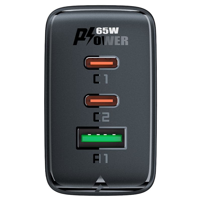 Hitri polnilnik Acefast GaN (2x USB-C / USB-A) PPS / PD / QC4+ 65W - bela 8