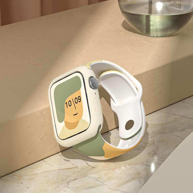 Silikonski pašček Moro za Apple Watch 38/40/41 mm - Vzor 1 6