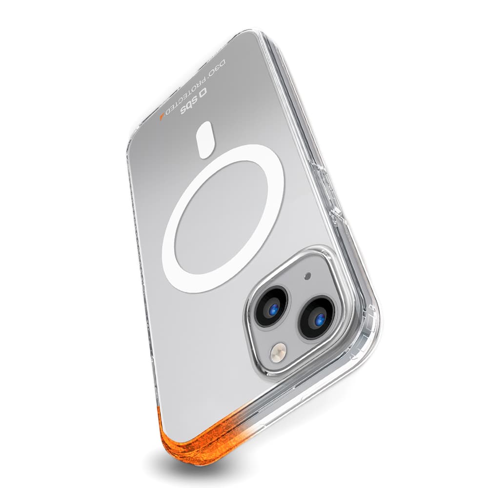 SBS D3O MagSafe ovitek za iPhone 15 - Prozoren 3