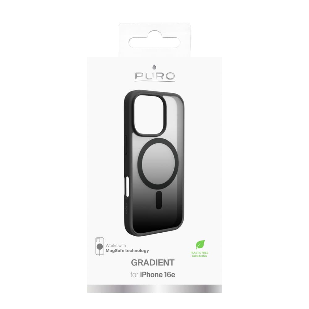 Puro Gradient MagSafe silikonski ovitek za iPhone 16 Pro Max - črn 8