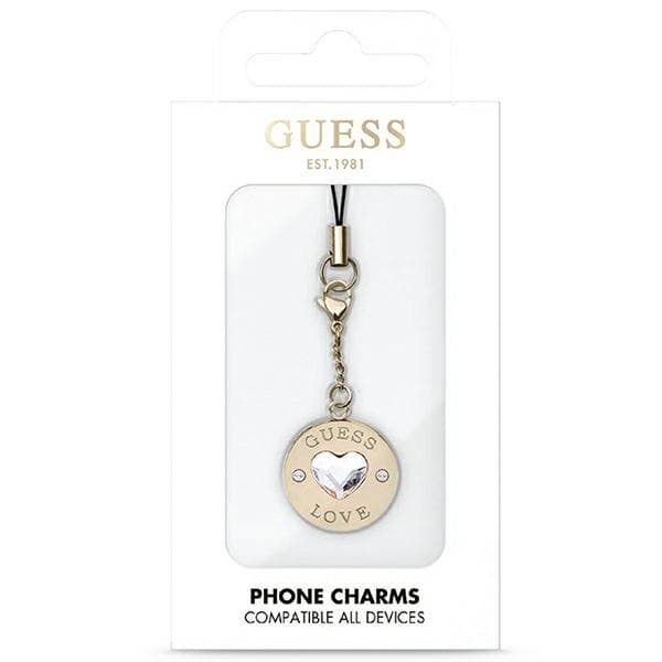 Ovitek Guess GUCPMHGLD s paščkom Heart Diamond Charm 2