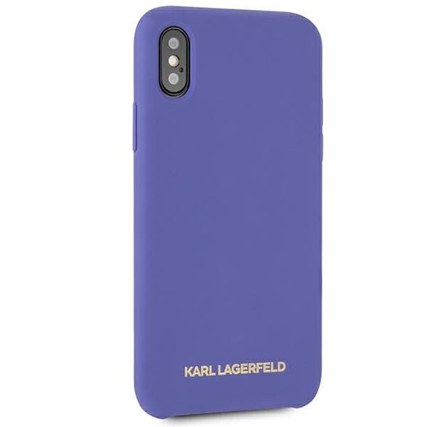 Karl Lagerfeld silikonski etui za iPhone X/Xs - vijoličen 5
