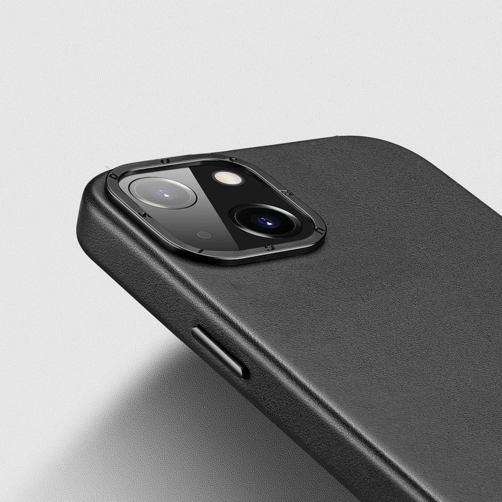 Ovitek Dux Ducis Grit usnjen za iPhone 14 Plus (MagSafe), črn 8