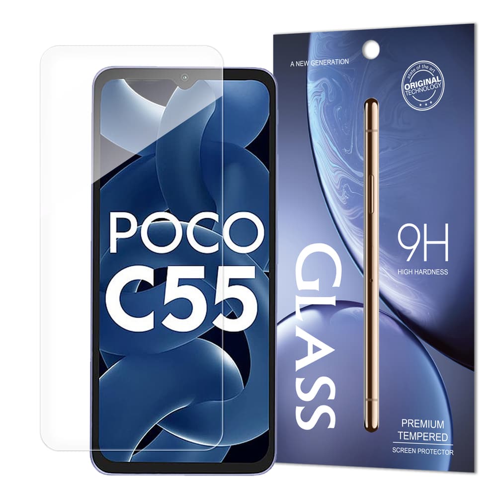 Standard kaljeno steklo za Xiaomi Redmi 11A / Poco C55 / Redmi 12C, 9H