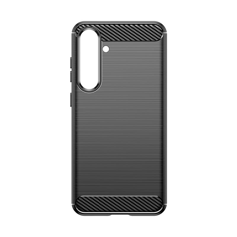 Carbon Case ovitek za Samsung Galaxy S24+ - črn, fleksibilen silikon 6