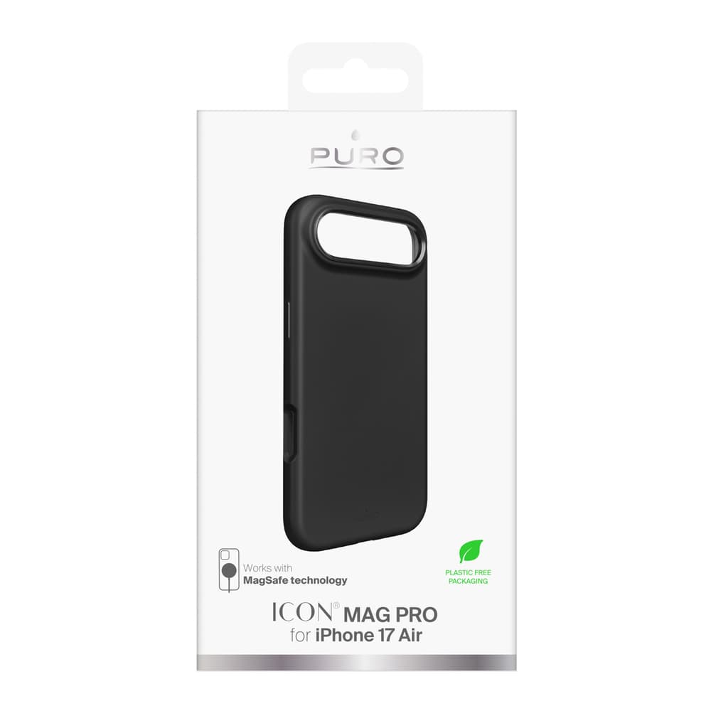 Puro Icon Mag Pro ovitek za iPhone 17 Air, črn 2