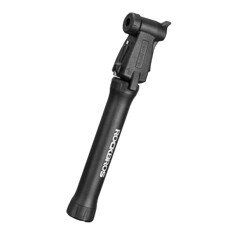 ROCKBROS TM-1701P 80 PSI Mini kolesarska tlačilka (Presta/Schrader), črna