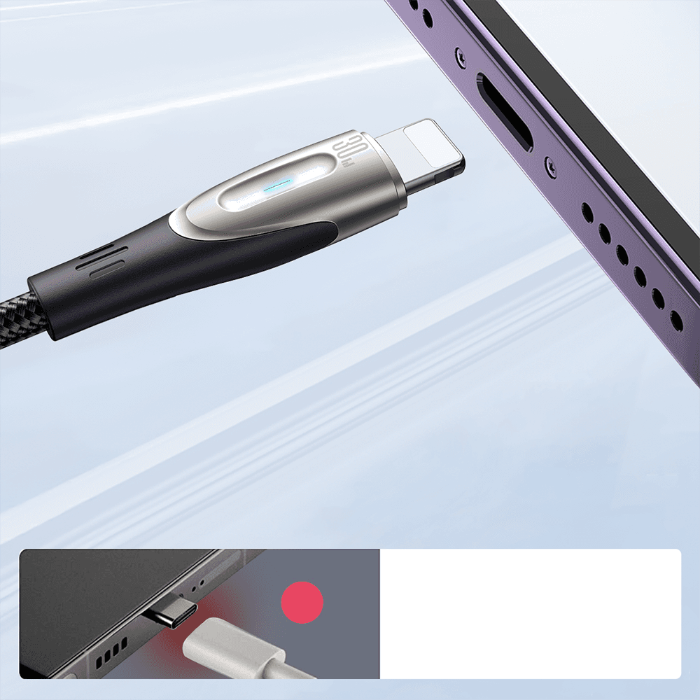 Joyroom Star-Light SA27-CL3 USB-C / Lightning 30W 1.2m kabel (črn) 8