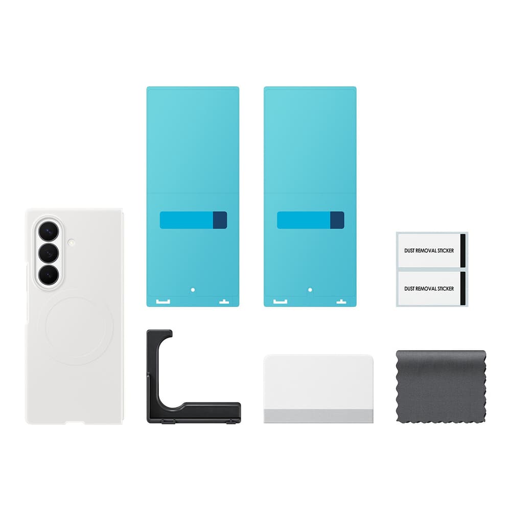 Samsung Silicone Magnet ovitek za Galaxy Z Fold 8 Ultra, bel 5