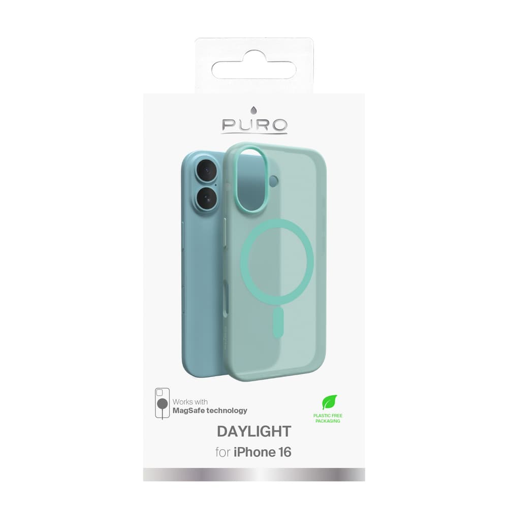 Puro Daylight MagSafe silikonski ovitek za iPhone 16 - zelen 4