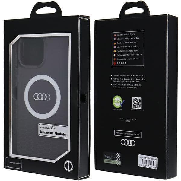 Audi IML Big Logo MagSafe ovitek za iPhone 13 Pro Max - črna 7
