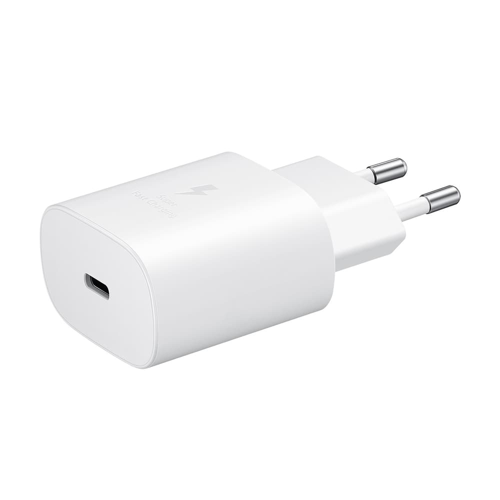 Samsung 25W EP-TA800EWE USB-C omrežni polnilnik - bel