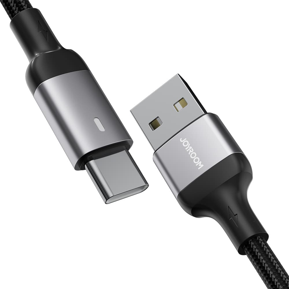 Joyroom Extraordinary Series A10 USB-A / USB-C 3A kabel, 1.2 m, črn 3