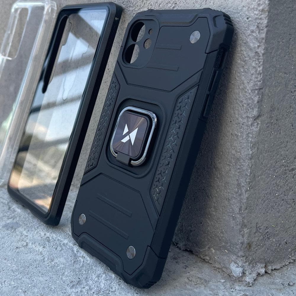 Wozinsky Ring Armor ovitek za Samsung Galaxy A73, moder 8