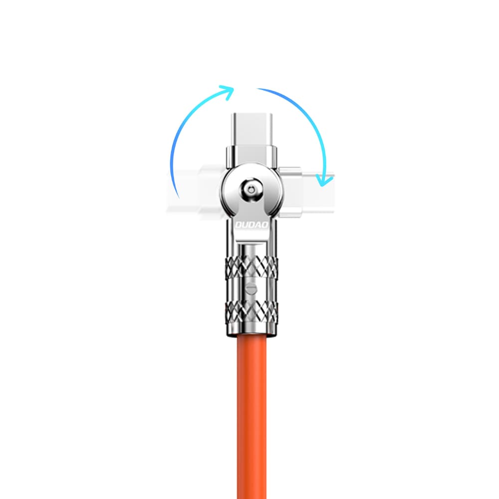 Dudao L24CL USB-C - Lightning Kotni Kabel 30W 1m - Oranžen 4