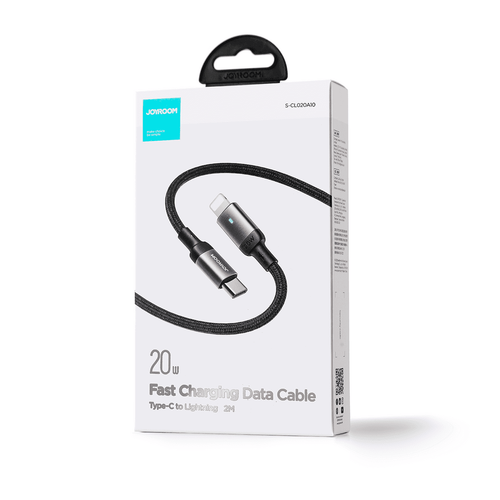 Joyroom Extraordinary Series A10 Lightning / USB-C PD 20W kabel, 1.2 m, črn 5