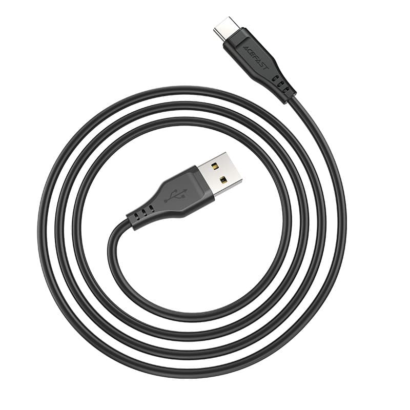 Acefast USB-C kabel 1.2m, 3A, bel (C3-04) 3