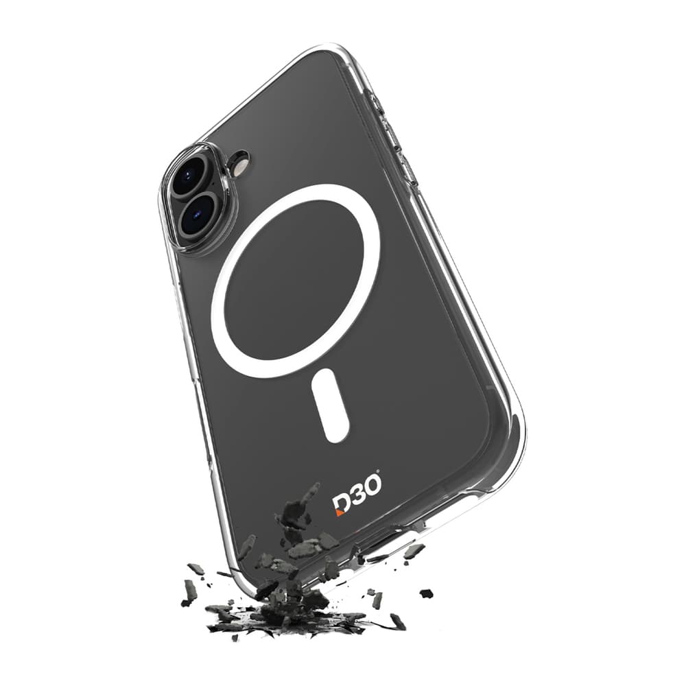 Puro Impact Clear D3O ovitek z MagSafe za iPhone 17 - Prozoren
