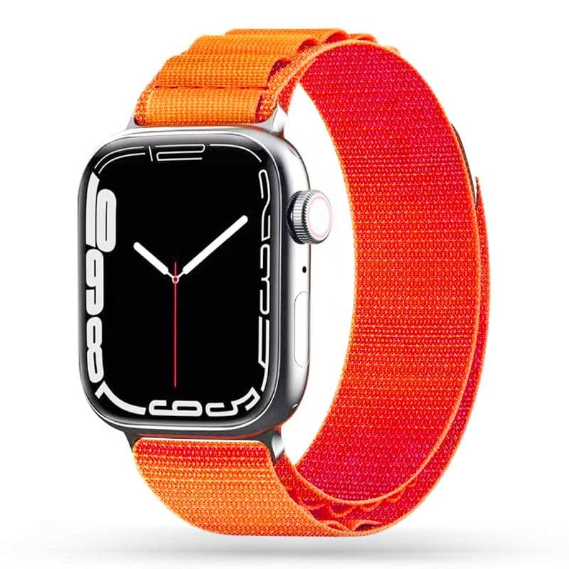 Tech-Protect Nylon Pro pašček za Apple Watch (42-49mm) - Oranžen 7