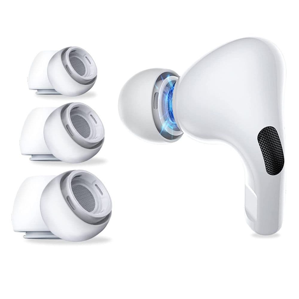 Tech-Protect Eartips za AirPods Pro 1 / 2 (S/M/L) - belo (3 kosi)
