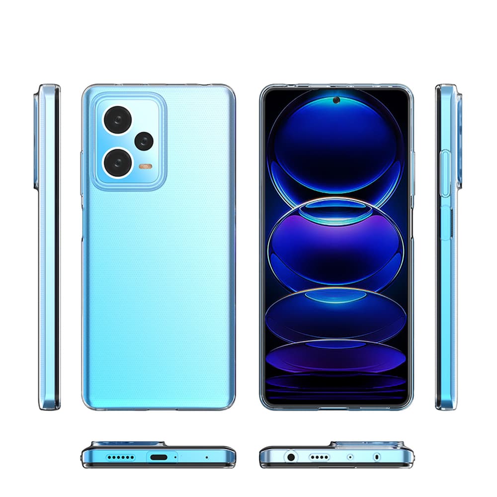 Ultra Clear 0.5mm etui za Xiaomi Redmi Note 12 Pro+, tanek, prozoren 6