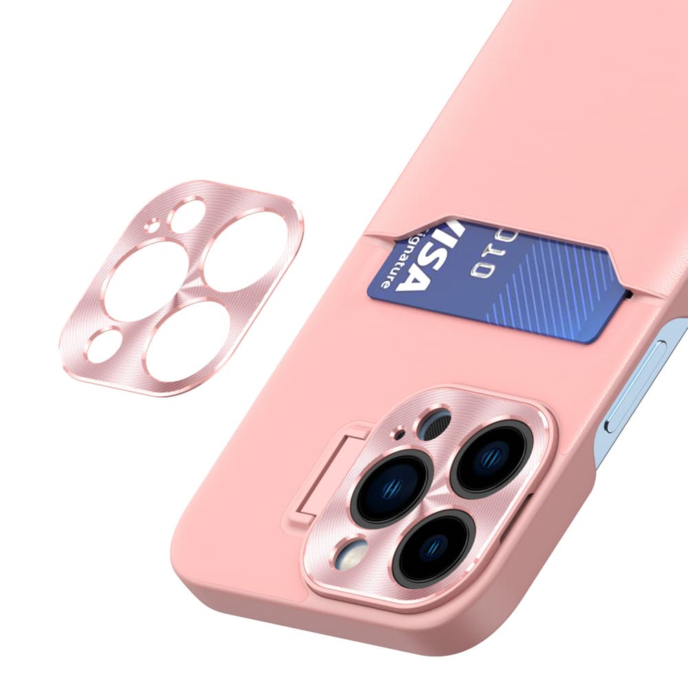 Hurtel ovitek z oporo za iPhone 14 Plus, roza 4