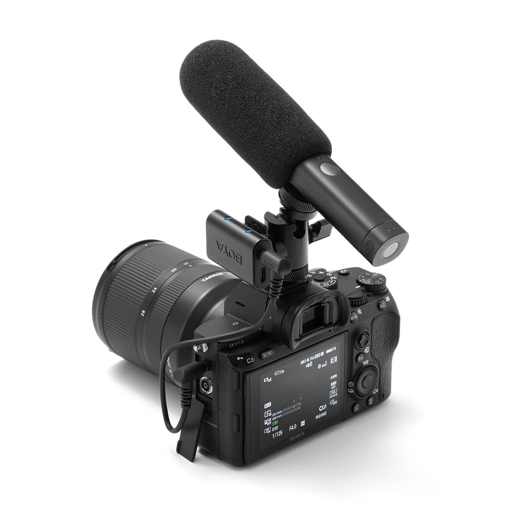Boya Magic-02 brezžični mikrofon, 2.4GHz, USB-C, črn 7