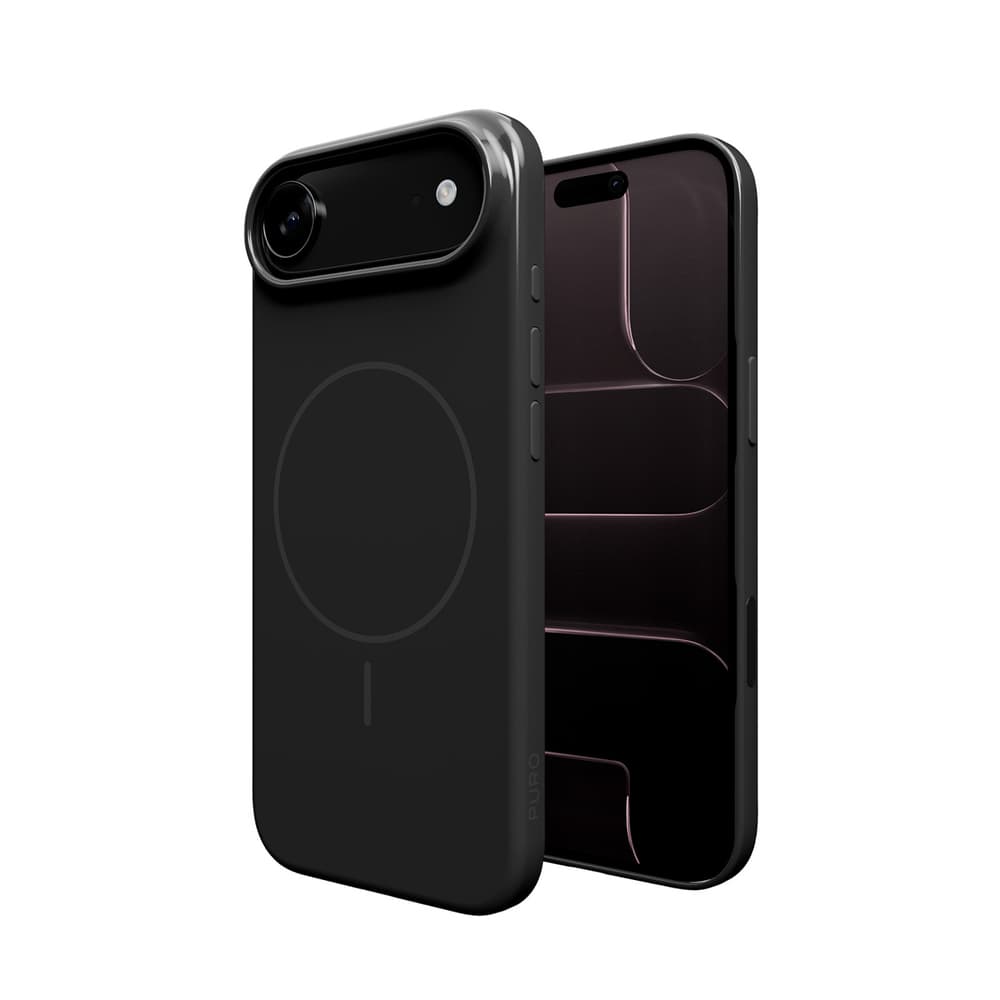 Puro Pulse ovitek za iPhone 17 Air, polikarbonat, črn - MagSafe 6