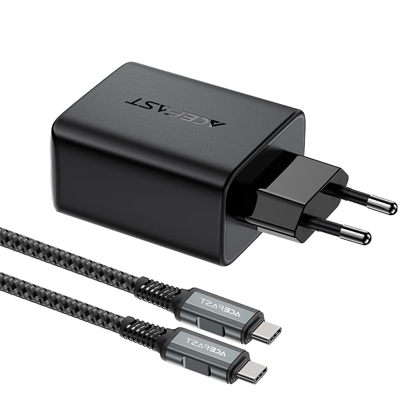 Acefast 2v1 GaN polnilnik 65W USB-C/USB + HDMI adapter, črn (A17) 3