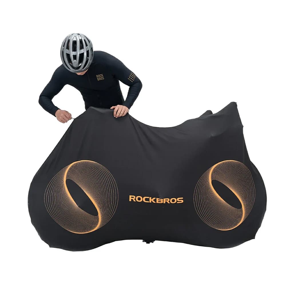 Rockbros D97 elastična prevleka za kolo 24"-29", črna 2