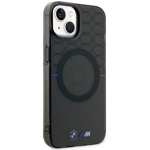 Ovitek BMW Pattern MagSafe za iPhone 14 6.1" siv 4