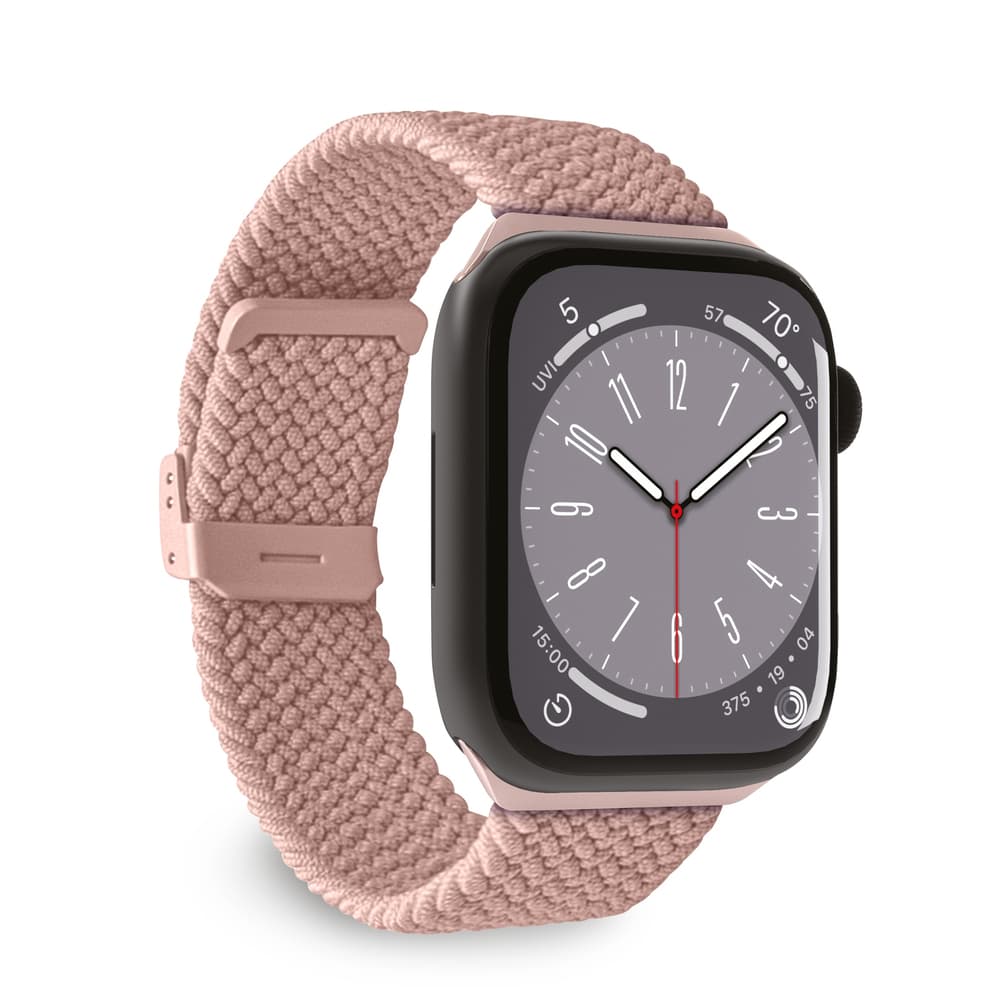 Puro zanka najlon pašček za Apple Watch 38/40/41 mm - roza