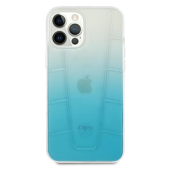 Mercedes Transparent Line ovitek za iPhone 12 / iPhone 12 Pro - modra 3