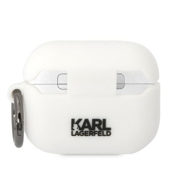 Karl Lagerfeld Silicone etui za AirPods Pro belo 2