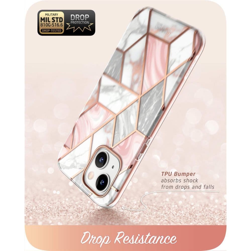 Supcase Cosmo ovitek za iPhone 14 Plus - Roza marmor 4
