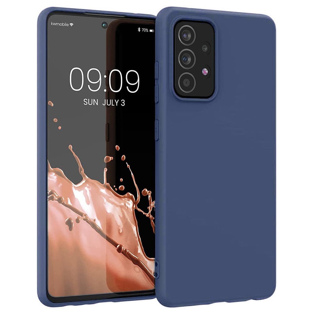 Silikonski ovitek za Samsung Galaxy A22 4G - moder