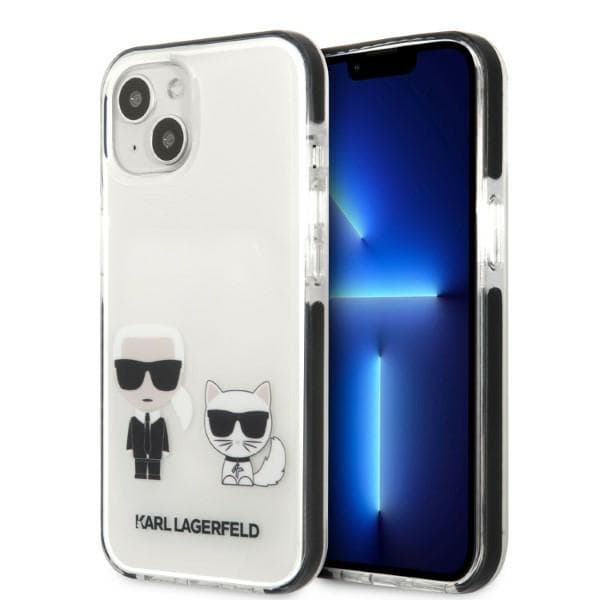 Karl Lagerfeld Karl&Choupette ovitek za iPhone 13 mini (5.4") - bel