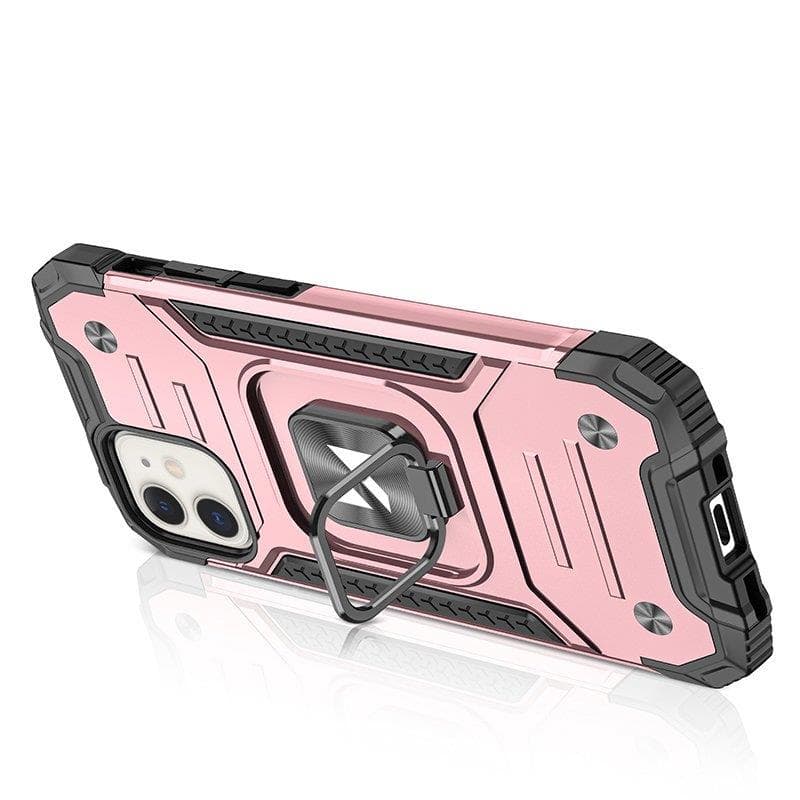 Wozinsky Ring Armor ovitek za iPhone 14 Plus, zlat, s stojalom in obročem 4
