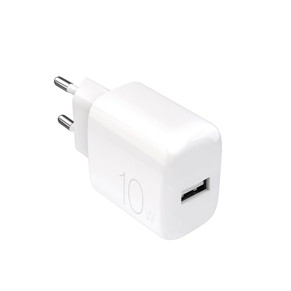 Puro PROLITE 10W USB-A zidni polnilnik - Bela
