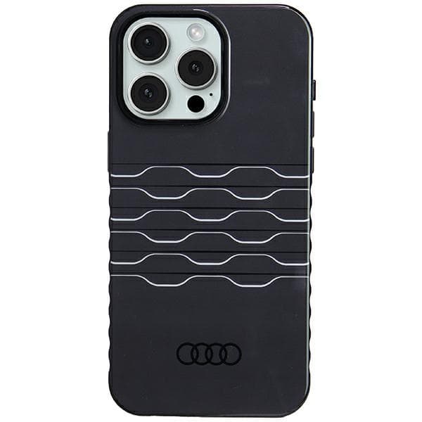 Audi IML MagSafe ovitek za iPhone 15 Pro Max - črn